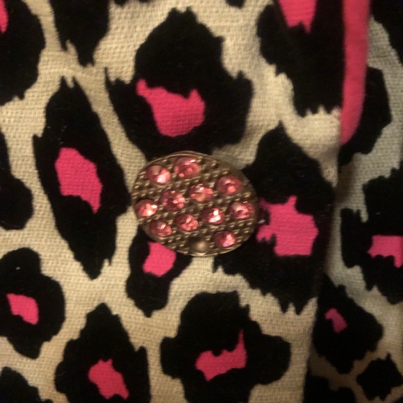 Animal print lined jacket. By Emma. Size XL NWOT - Picture 4 of 4